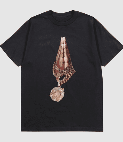 Pop Smoke X Vlone Chain T-shirt