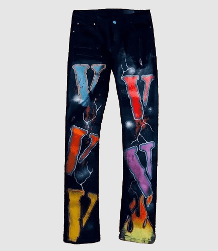 VLONE Light Sutfin V Printed Pants